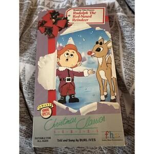Rudolph The Red Nosed Reindeer VHS Christmas Classics Series Children And Family